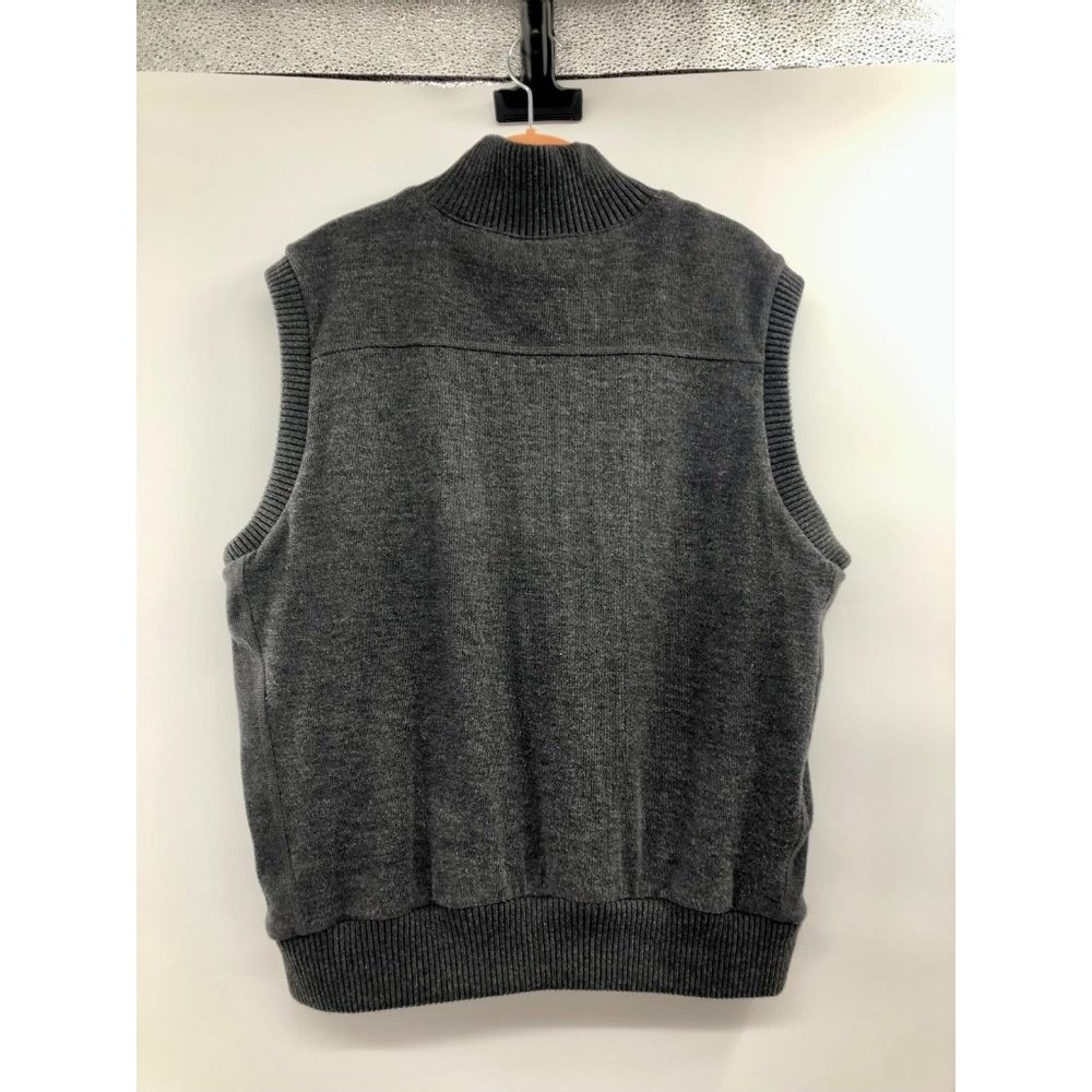 Marks & Spencer Blue Harbor Vest Mens L NEW Lined Gray - Picture 2 of 12